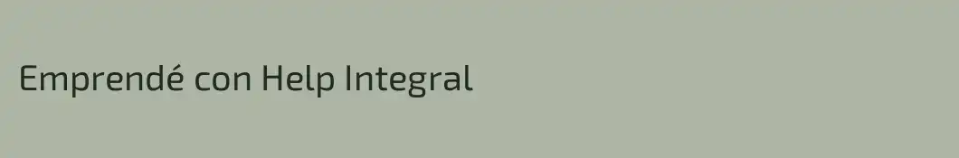 Emprendé con Help Integral